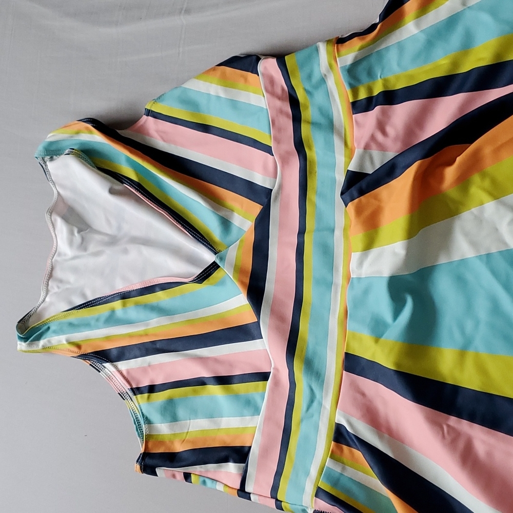 Blackmilk Colorful Striped Mini Dress